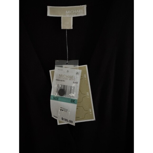 Michael Kors dress Women's Kate Belted Button-Down Midi Dress black $185 size 0x - Picture 7 of 16